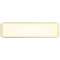 Name Badge Frame -Gold - 1" x 3"